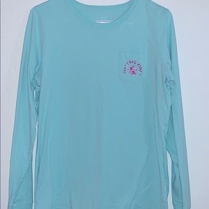Vineyard vine blue long sleeve